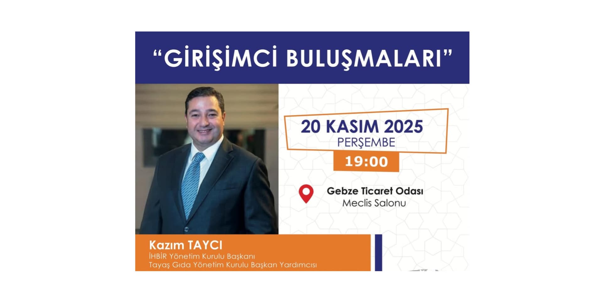GEBZE’DE GİRİŞİMCİLERİ BULUŞTURAN İLHAM VERİCİ ETKİNLİK! GEBZE’DE GİRİŞİMCİLERİ BULUŞTURAN İLHAM VERİCİ ETKİNLİK!